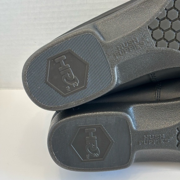 Hush Puppies Heaven Women's 9.5 Black Soft Leather Loafers Slip On Comfort Shoes - Picture 11 of 16